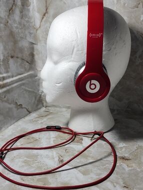 Beats Solo HD Product (RED) Special Edition Headphones Wired TESTED